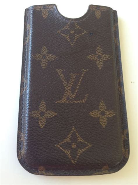 louis vuitton iphone 4 case leather